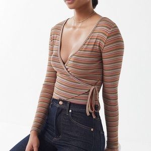 ‼️Urban Outfitters Cropped Wrap Top